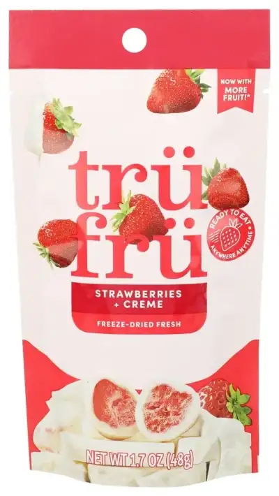 Tru Fru Indulge On The Go Fruit Dried Strawberryry Crm