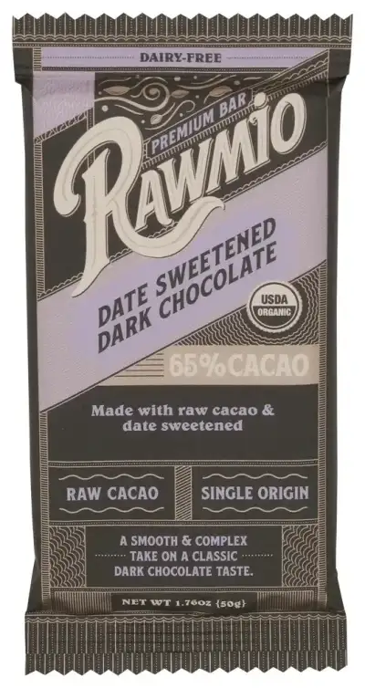 Rawmio Bar Choc Dk Date 65Pcnt