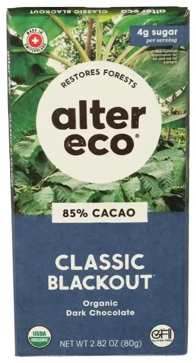 Alter Eco Choc Drk Blackout 85%