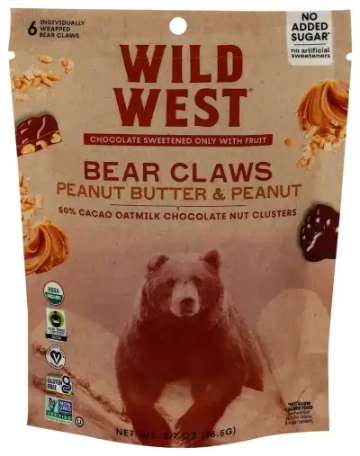 Wild West Choc Nuts Pntbutter Br Clw