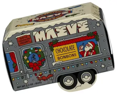 Maeve By Seattle Chocolat Choc Santas Cmpr Bnbn Bx