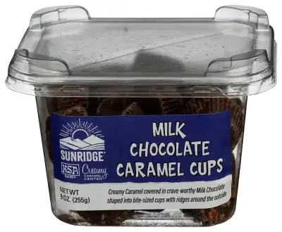 Sunridge Farm Eb Candy Crml Cup Milk Choc