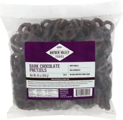 Hayden Valley Foods Eb Pretzels-Dark Choc       16 Oz
