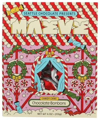 Maeve By Seattle Chocolat Choc Peprmnt Pds Bnbn Bx