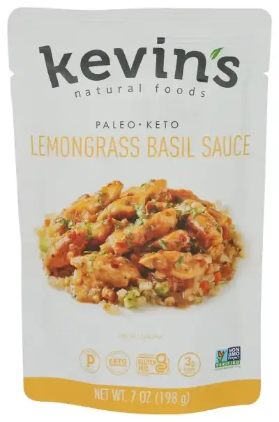 Kevins Natural Foods Sauce Lemongrass Basil
