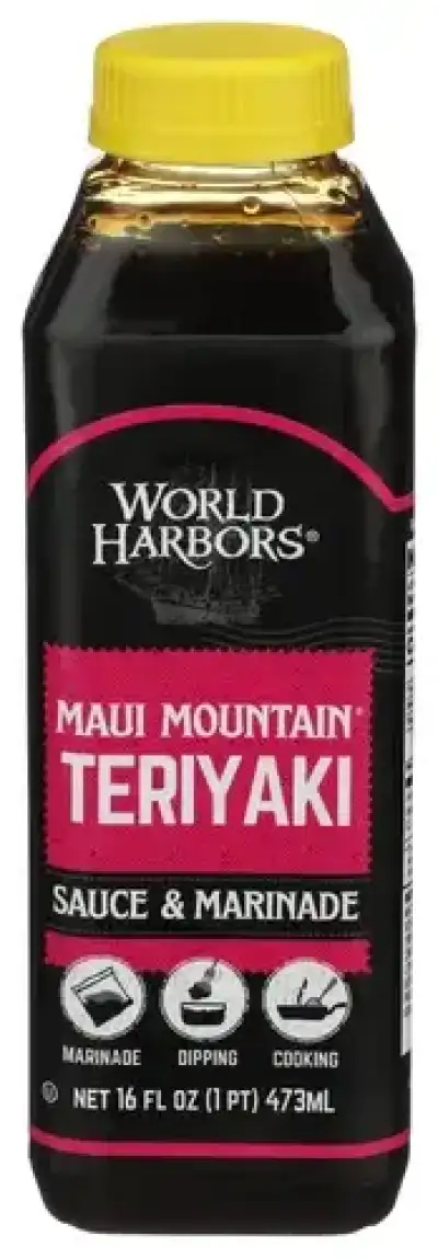 World Harbors Sauce Maui Mtn Teriyaki
