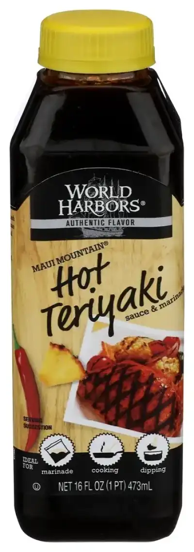 World Harbors Sauce Maui Mtn Hot Teriyaki