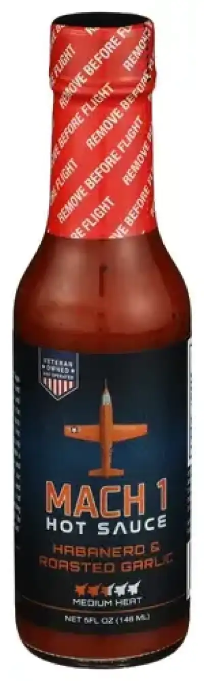 Mach1 Sauce Hot Hbnro Rst Garlic