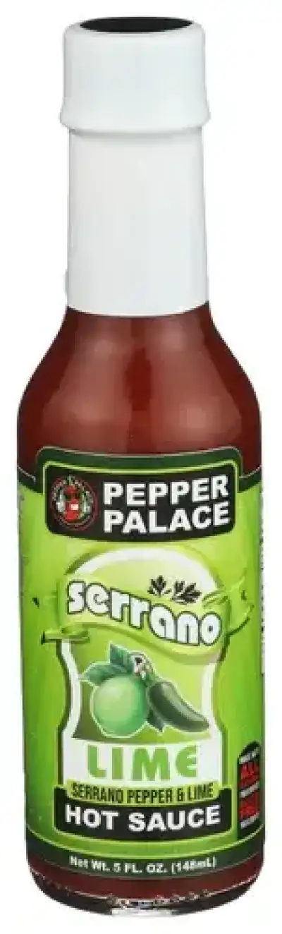 Pepper Palace Sauce Hot Serrano Lime