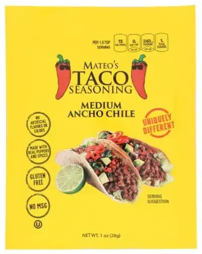 Mateos Gourmet Ancho Chile Mdium Packet