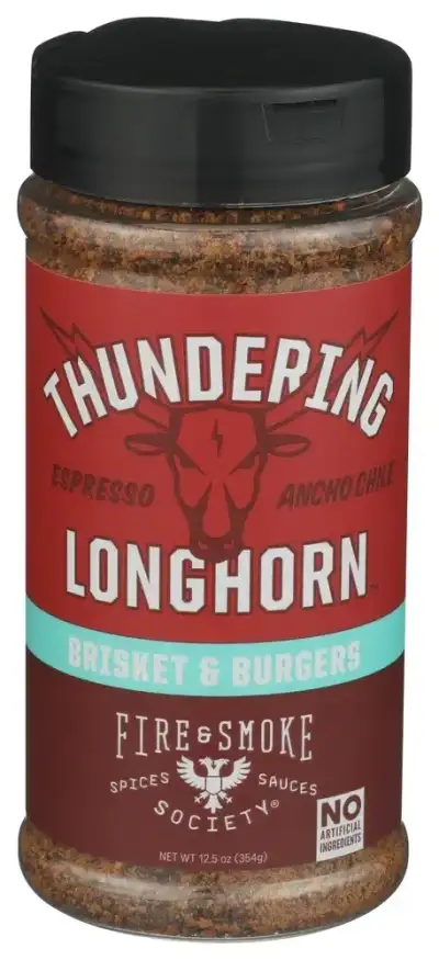 Fire And Smoke Rub Thndrng Lnghrn Beef