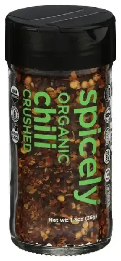 Spicely Organics Spice Chili Crshd Jar