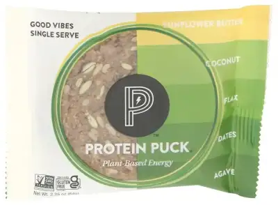 Protein Puck Bar Good Vibes Snflwrbtr