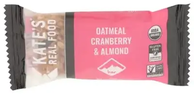 Kates Real Food Bar Oatmeal Crnbrry Almnd