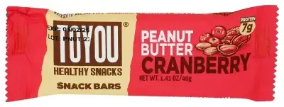 Toyou Snacks Bar Peanut Bttr Cranbrry