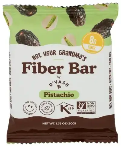 Dvash Organics Bar Fiber Pistachio