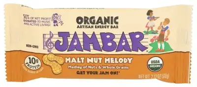 Jambar Bar Malt Nut Melody Organic
