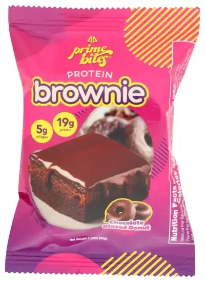 Prime Bites Bar Choc Glazed Donut