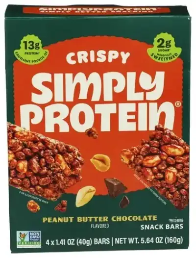 Simplyprotein Bar Snack Pnt Bt Choc 4P