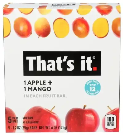 Thats It Bar Apple Mango 5Ct