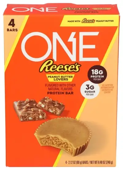 Onebar Br Prt Reeses Pb Lvr 4Ct