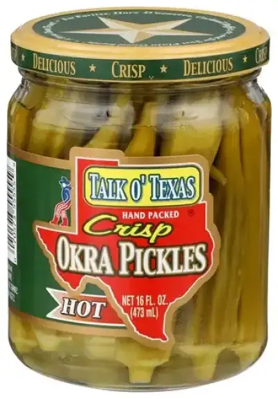 Talk O Texas Okra Pickled Hot