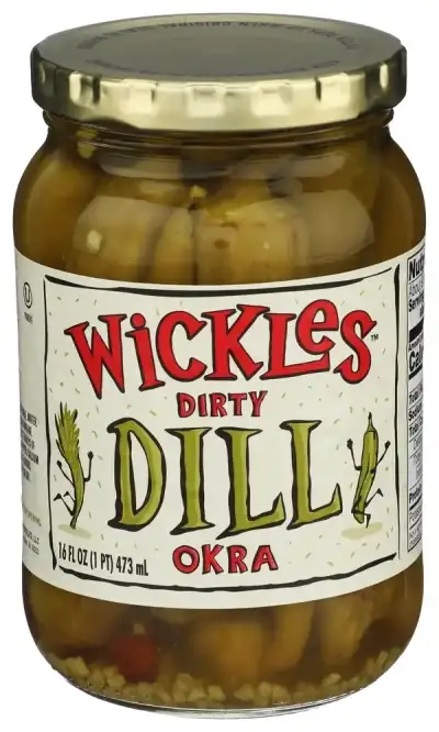 Wickles Okra Dirty Dill