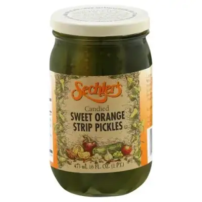 Sechlers Pickle Candied Swt Orange Strip