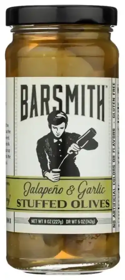 Barsmith Olives Stfd Garlic & Jalpn