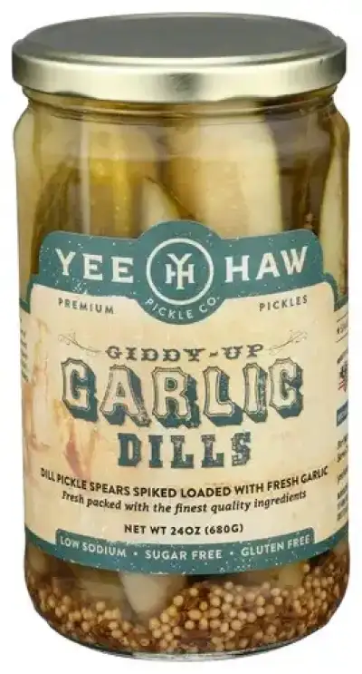 Yee Haw Pickle Company Pickle Gddy Up Garlic Dill