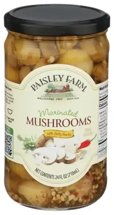 Paisley Farm Mushrooms Marinated
