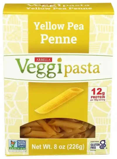 Veggipasta Pasta Penne Yllow Pea Gf