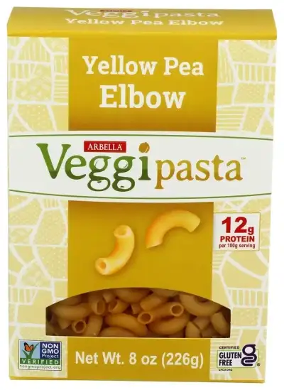 Veggipasta Pasta Elbow Yllow Pea Gf