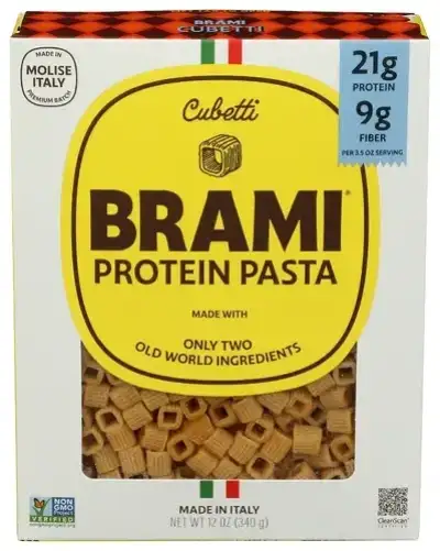 Brami Lupini Snack Pasta Protein Cubetti