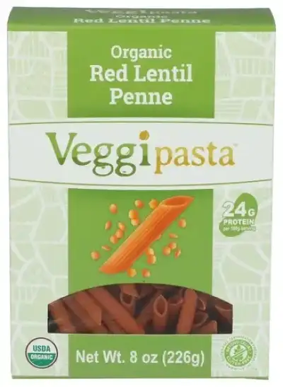 Veggipasta Pasta Penne Rd Lentl Organic
