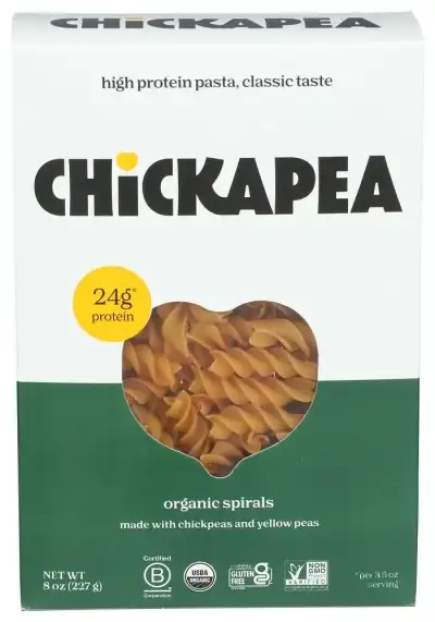 Chickapea Pasta Spiral