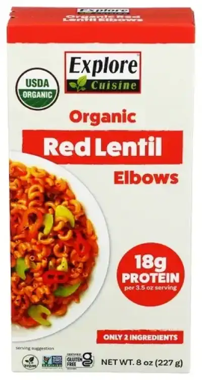 Explore Cuisine Pasta Elbow Rd Lentl Organic