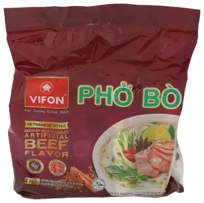 Vifon Noodles Pho Beef 4Pk