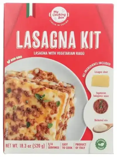 My Cooking Box Pasta Kit Veg Ragu Lasgn