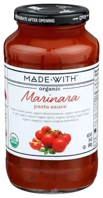 Made With Sauce Pasta Marinara Organic