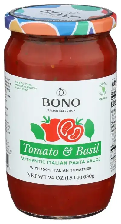 Bono Sauce Pasta Tomato Basil