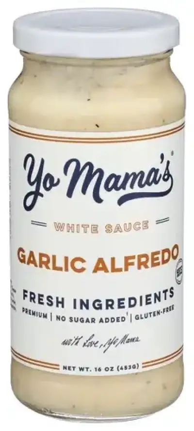 Yo Mamas Foods Sauce Rstd Grlic Alfredo