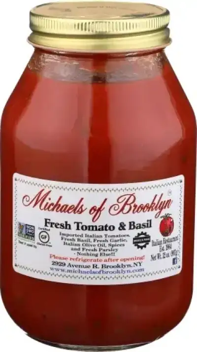 Michaels Of Brooklyn Sauce Tomato Basil Gf