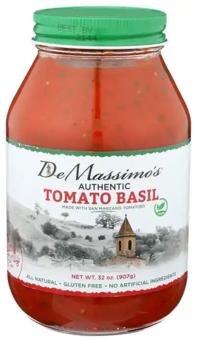 De Massimos Sauce Pasta Tomato Basil
