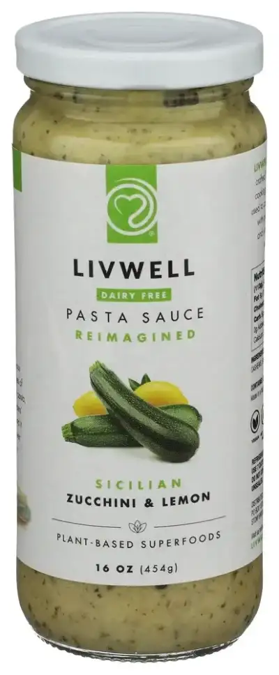 Livwell Foods Sauce Pasta Zucch Lemon