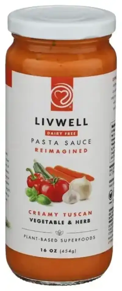 Livwell Foods Sauce Pasta Tusc Veg Herbs