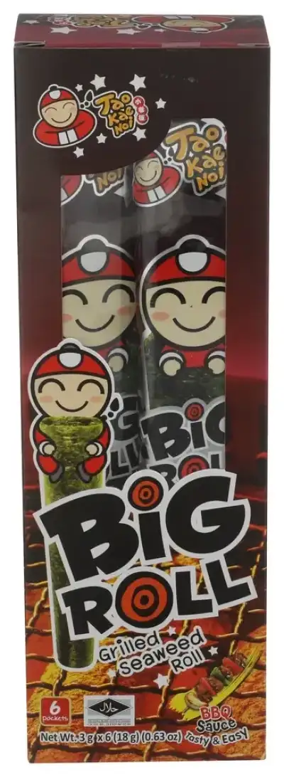 Taokaenoi Usa Seaweed Grld Bbq Br 6Pc