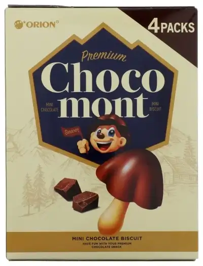 Orion Biscuits Choc Mont 4Pk