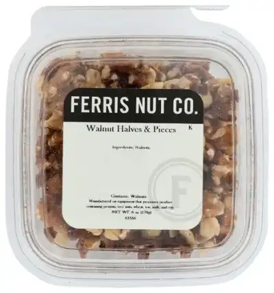 Ferris Eb Walnut Halves & Pieces Raw