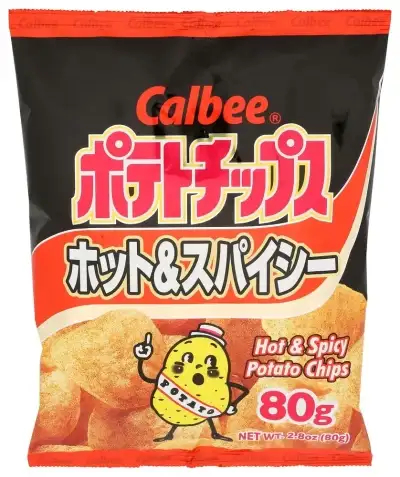 Calbee Chips Potato Hot N Spicy